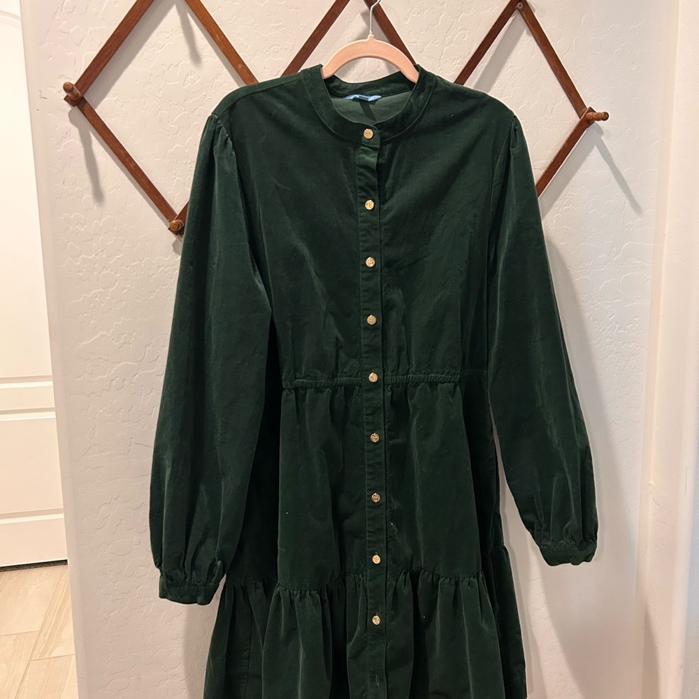 Draper James Forest Green Dress